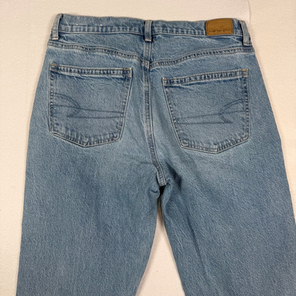 American Eagle Super High-Rise Ankle Straight Jeans Light Wash Womens 6 Regular - Picture 8 of 10